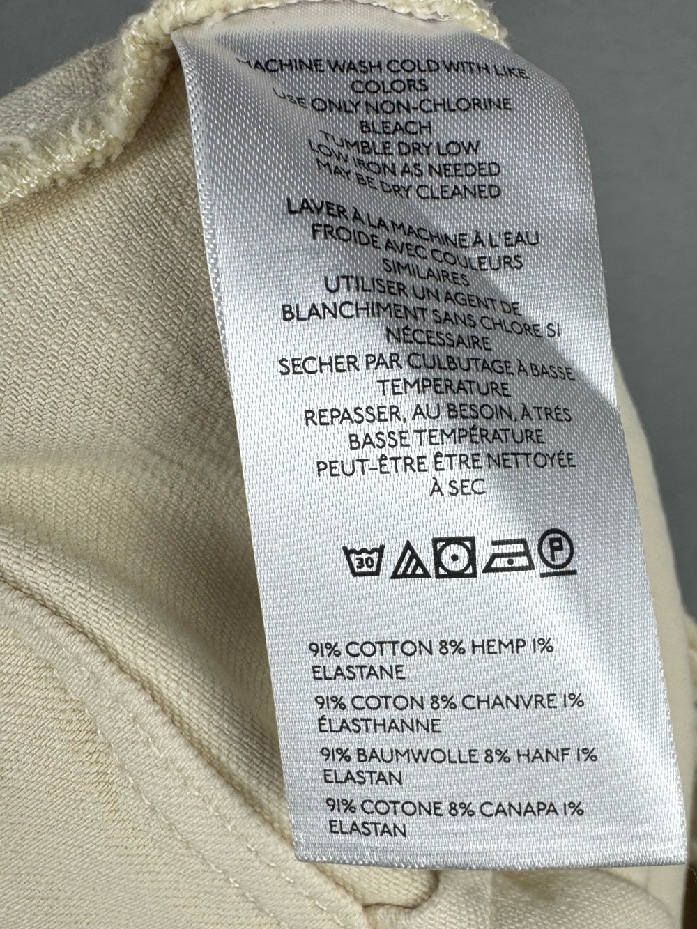 Pilcro Anthropologie The Kit High-Rise Utility Shorts In Creme Size 29 - Picture 4 of 6